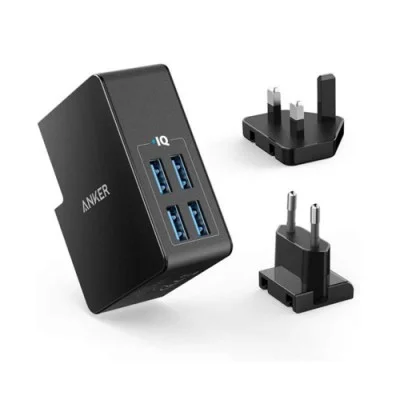 Anker PowerPort 4 Lite Wall charger - Black